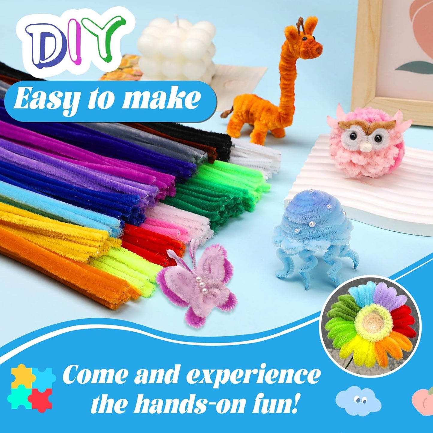 Create Endless Possibilities with Creative Chenille Stem Craft Kit