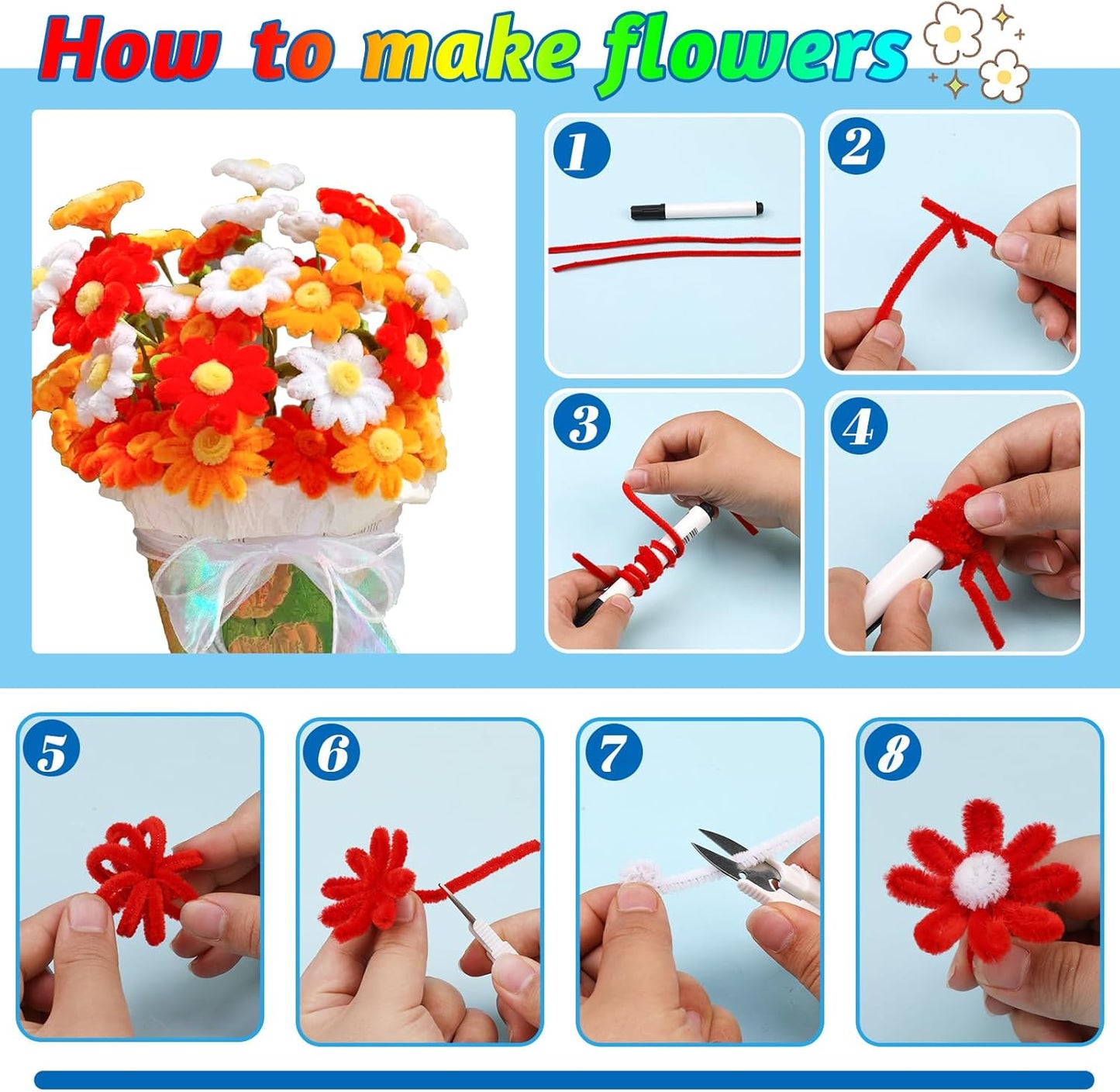 Create Endless Possibilities with Creative Chenille Stem Craft Kit